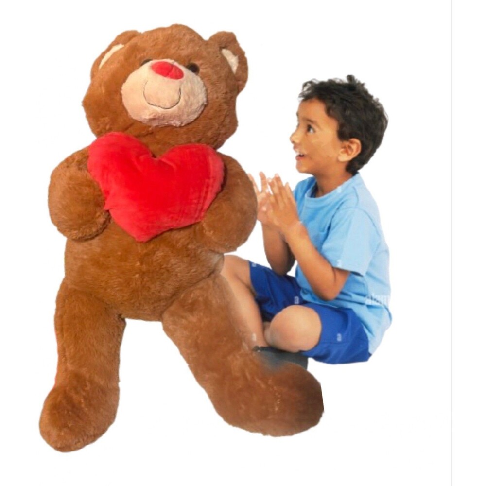 Valentines Day Goffa Giant Jumbo 42" Teddy Bear W/Heart Plush Stuffed Animal
